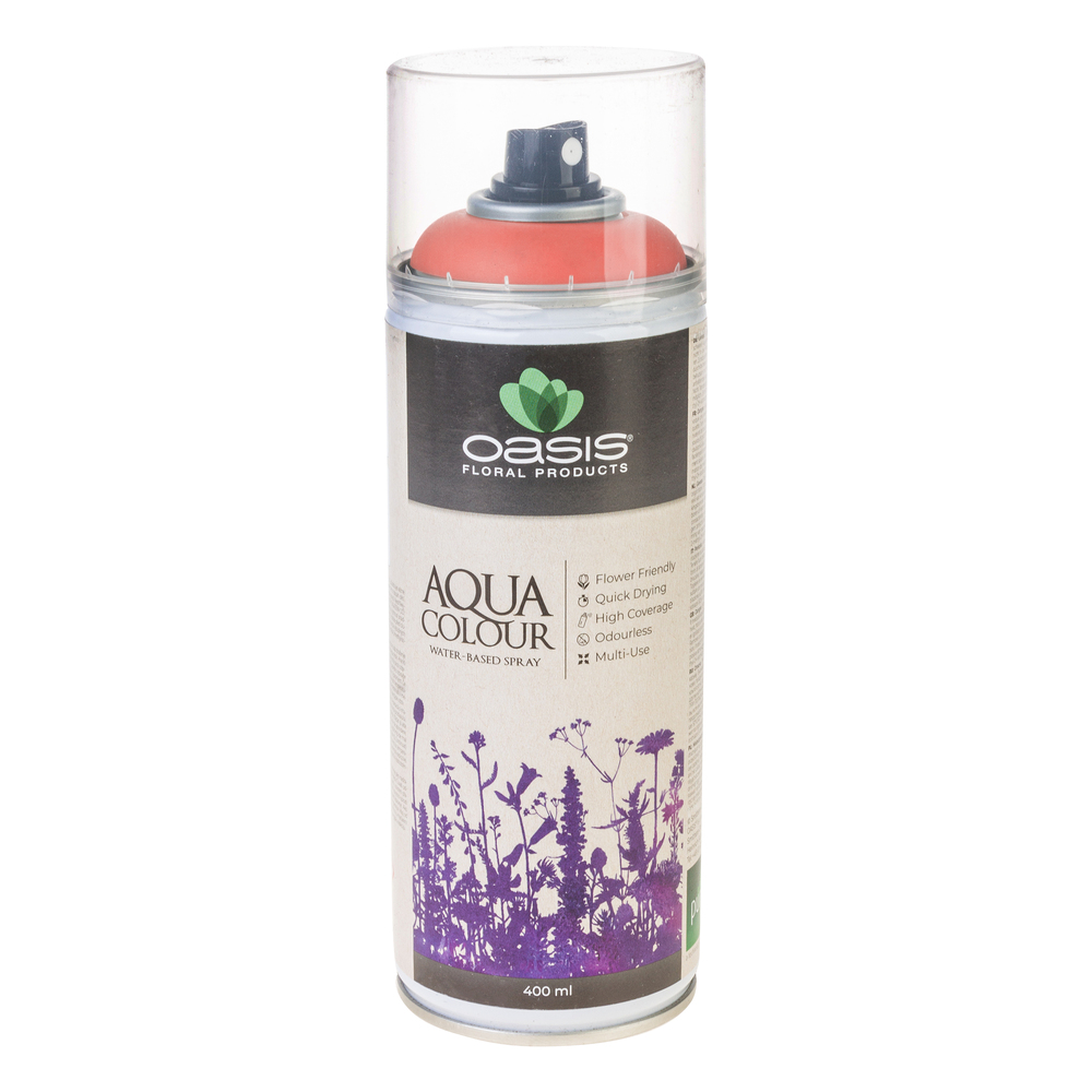 Краска-спрей на водной основе "Aqua Color Spray", 0,4 л, Oasis Красный