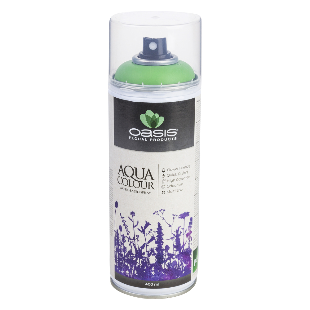 Краска-спрей на водной основе "Aqua Color Spray", 0,4 л, Oasis Зеленый