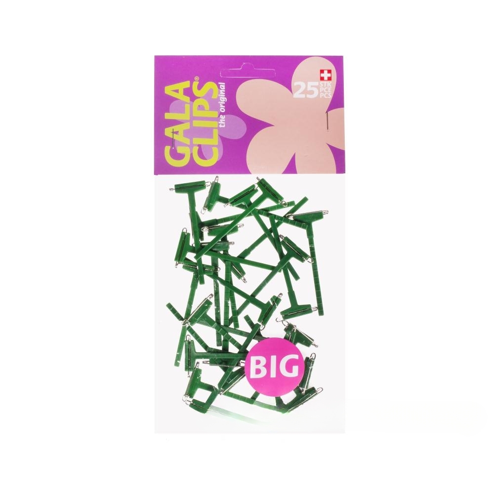 Булавки корсажные "Big Gala Clip", 2,5хH6,4 см, набор (25 шт), Oasis Зеленый