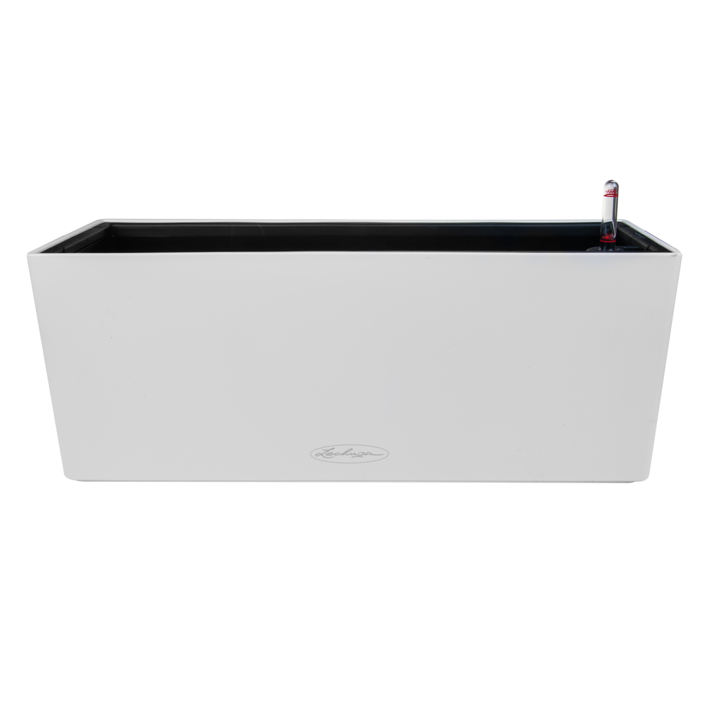 Кашпо Lechuza "Balconera Color Complete white" (пластик), 50x19xH19 см Белый