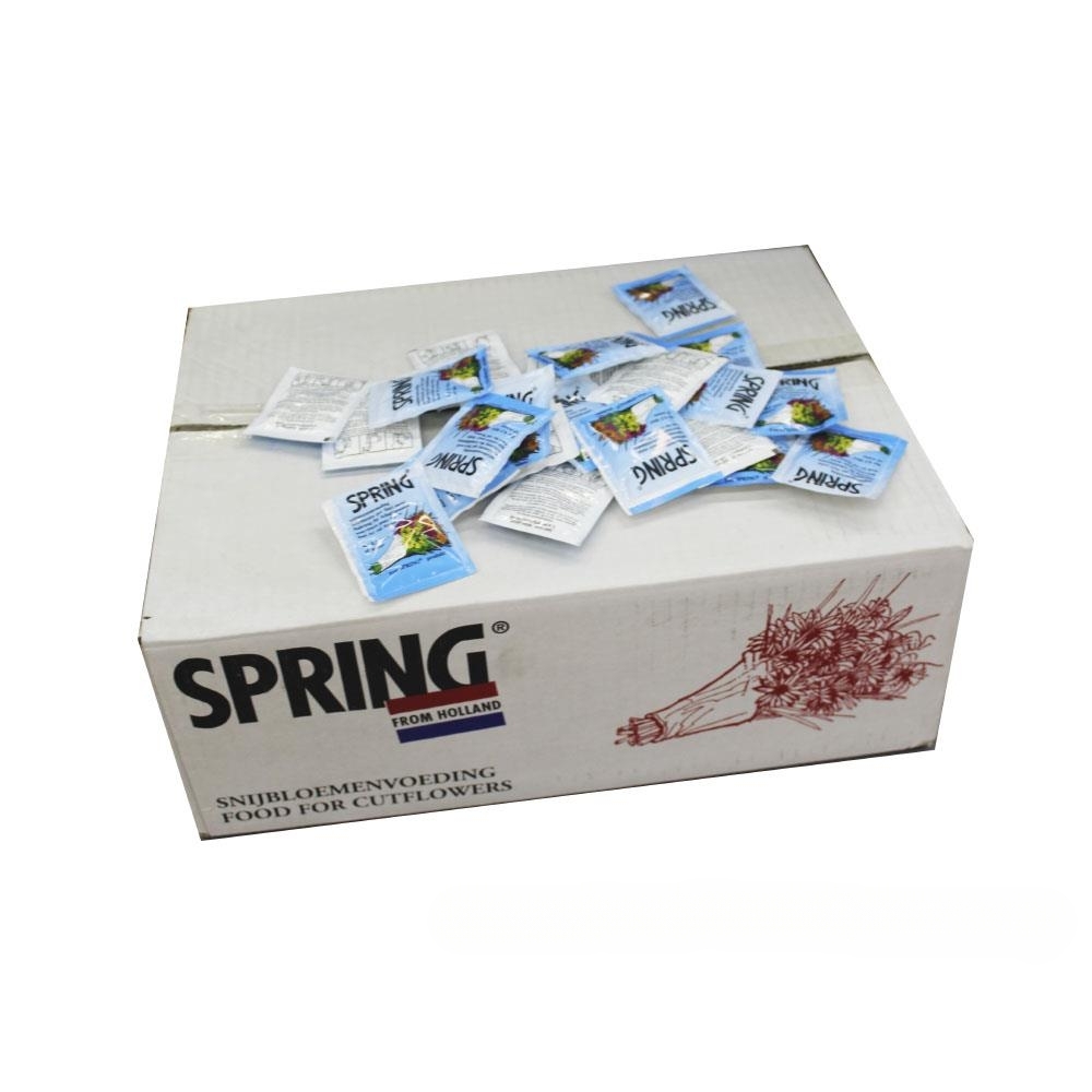 Подкормка для развития срезанных цветов, 5 г, набор (1000 шт), Spring Белый