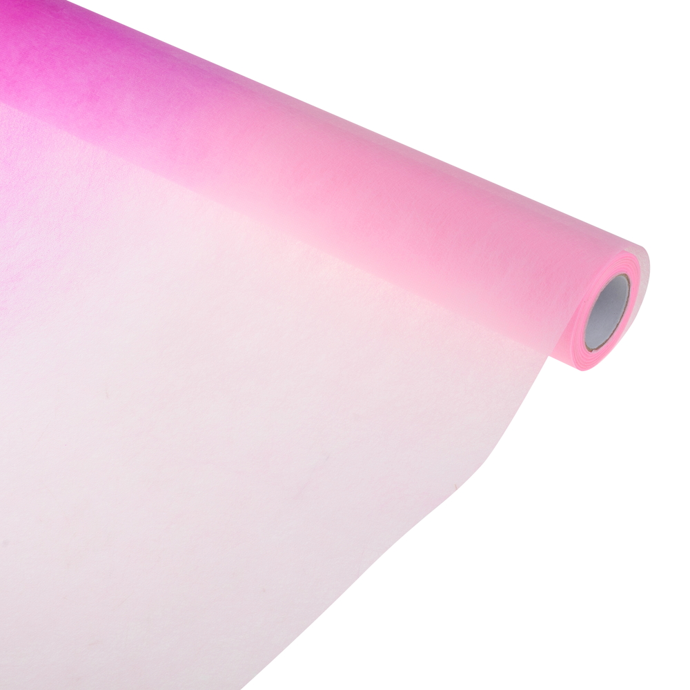 Фетр, 50 смx12 м, с цветным переходом Темно-розовый