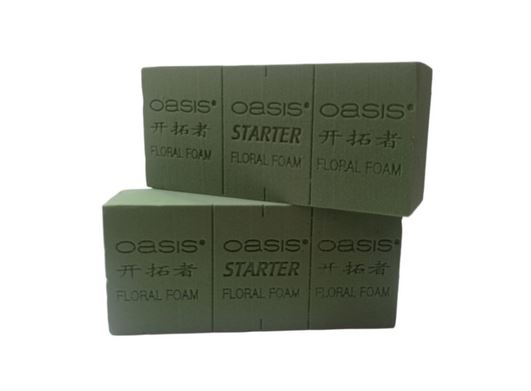 Кирпич флористический, 23x10,5xH7 см, (1 шт), Oasis Зеленый