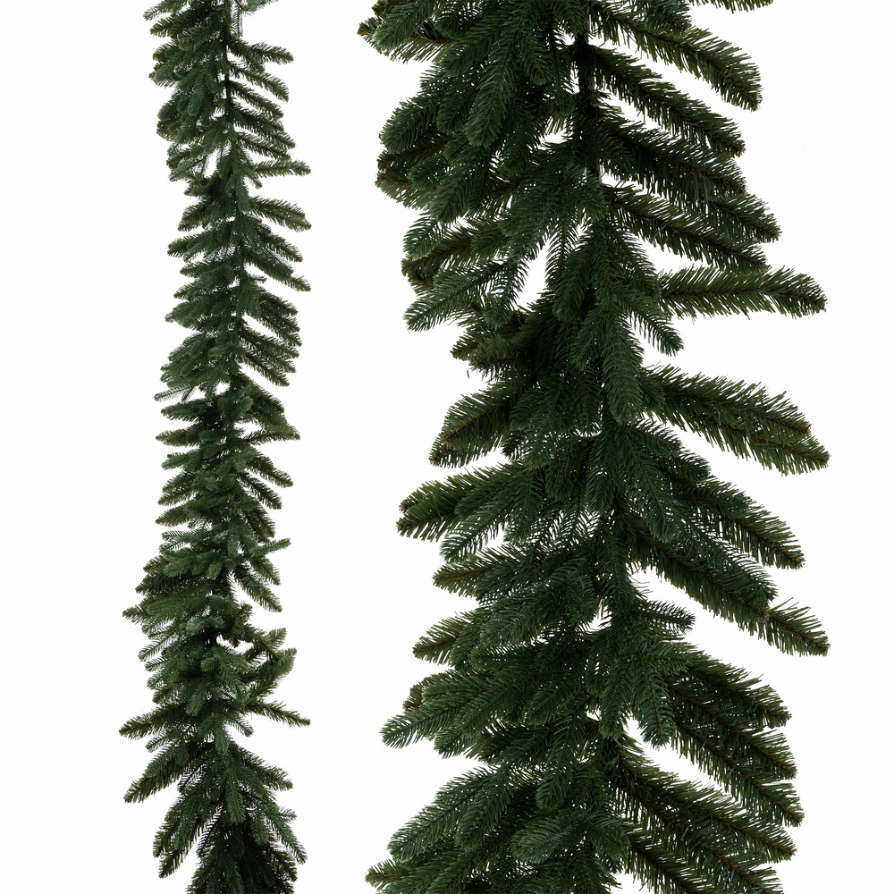 Гирлянда еловая искусственная "Сибирь" (пластик), D20хН270 см Зеленый