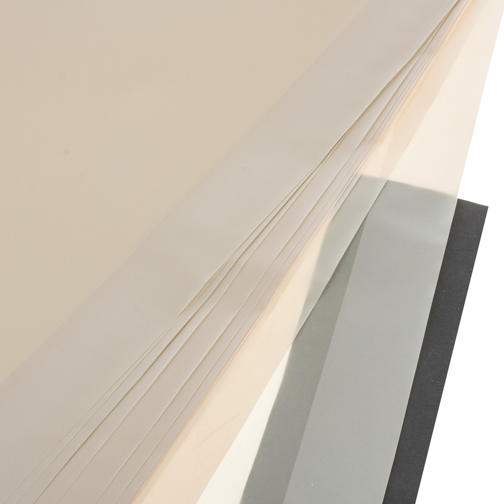 Пленка матовая "Окантовка широкая", 57x57 см, 53 mic, набор (20 шт) Бежевый