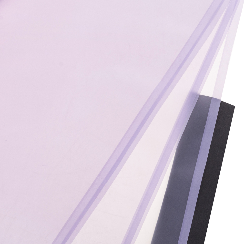 Пленка матовая "Окантовка узкая", 57x57 см, 53 mic, набор (20 шт) Сиреневый