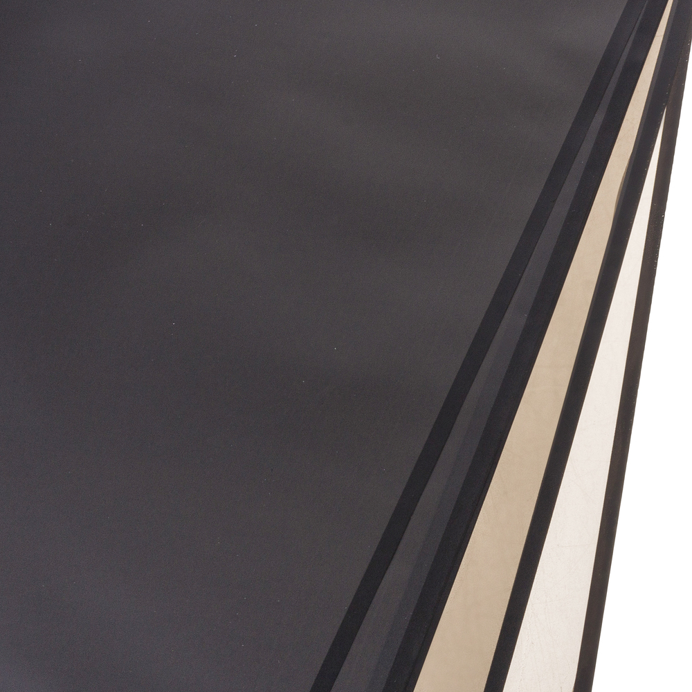 Пленка матовая "Окантовка узкая", 57x57 см, 53 mic, набор (20 шт) Черный