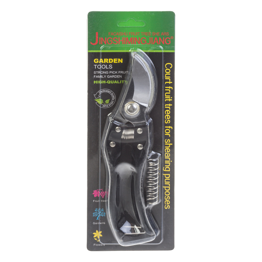 Секатор (металл), 20 см Черный