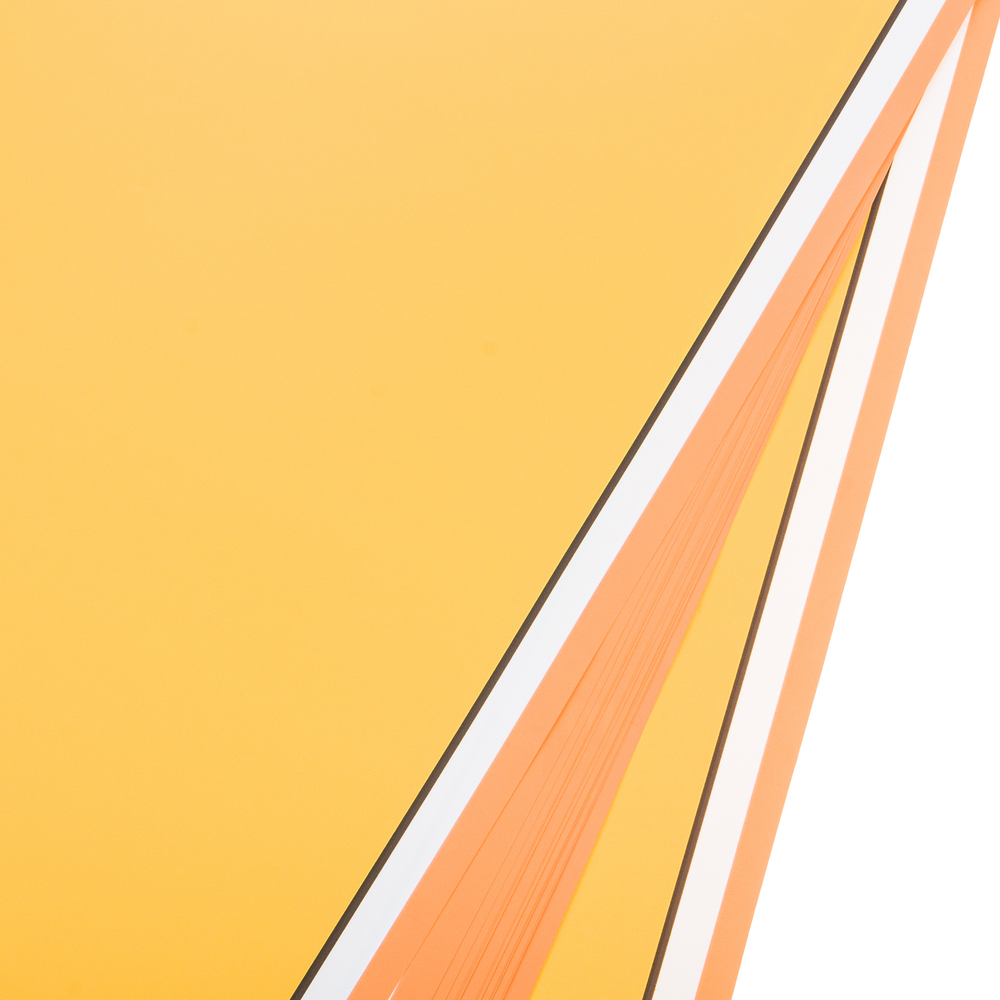 Пленка матовая "Окантовка узкая цветная", 58x58 см, набор (20 шт) Желтый