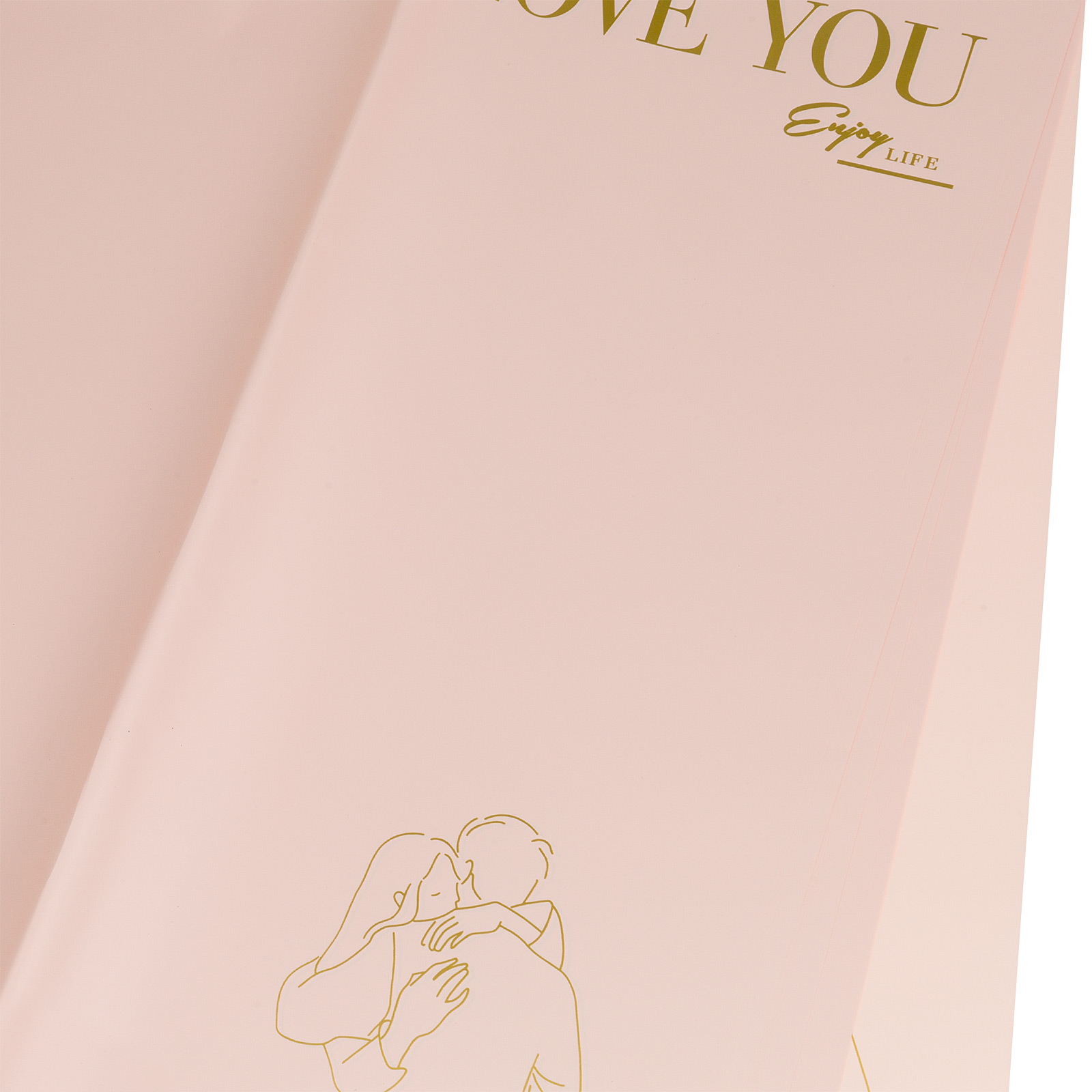 Пленка матовая "Follow You", 57x57 см, набор (20 шт) Розовый