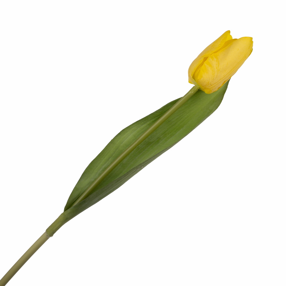 Цветок искусственный "Тюльпан", H35 см Желтый