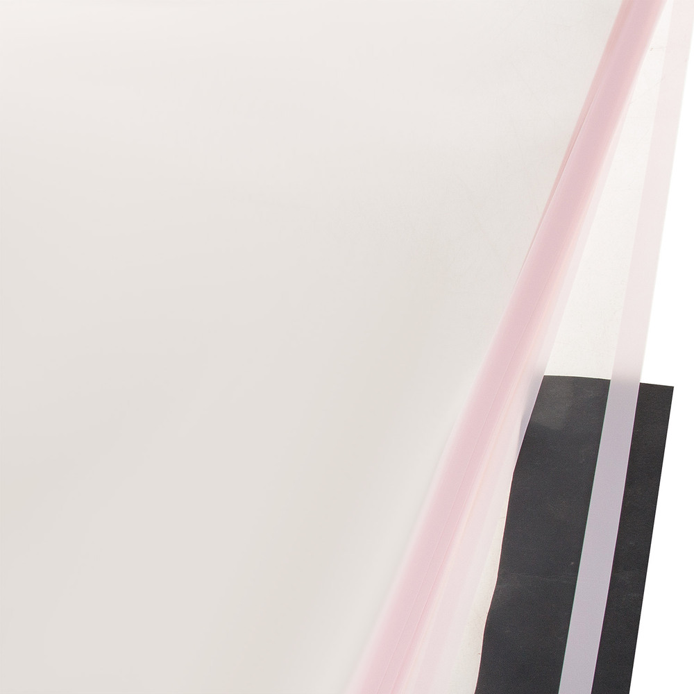 Пленка прозрачная "Окантовка узкая цветная", 57x57 см, 53 mic, набор (20 шт) Прозрачный