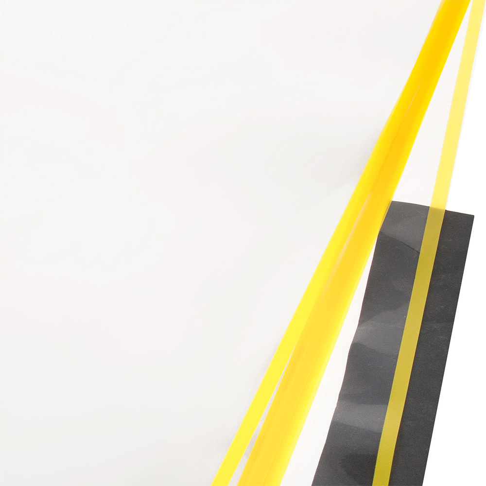 Пленка прозрачная "Окантовка узкая цветная", 57x57 см, 53 mic, набор (20 шт) Прозрачный