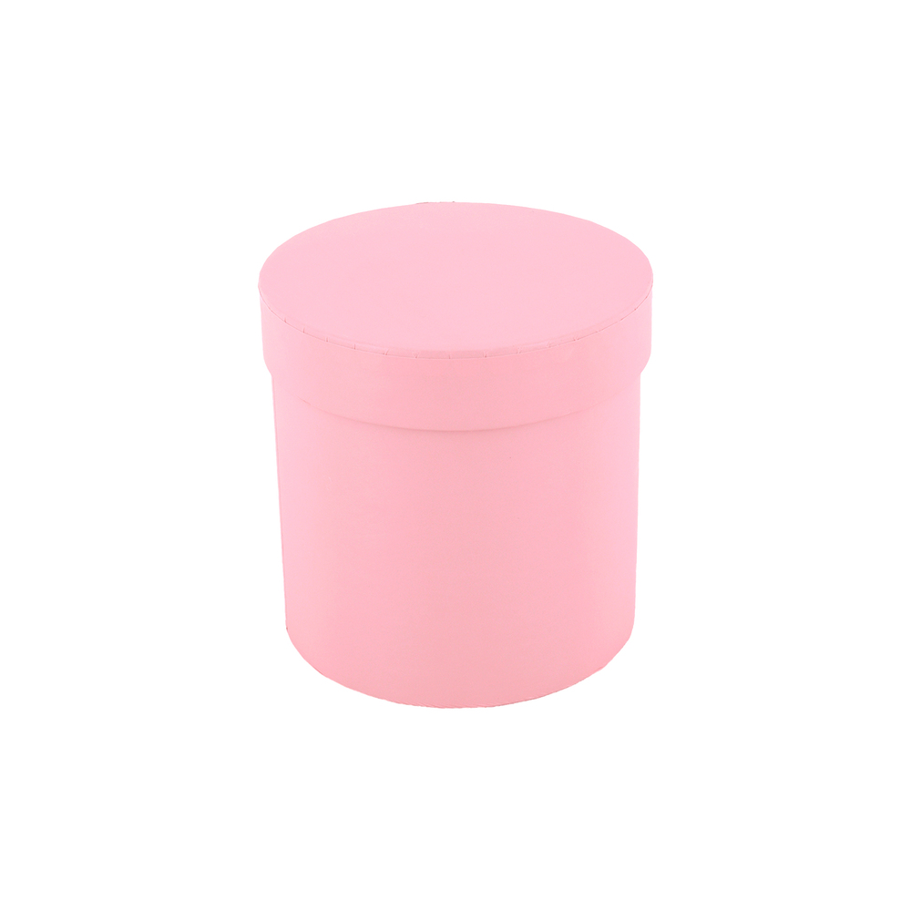 Коробка шляпная, D12xH12 см Розовый