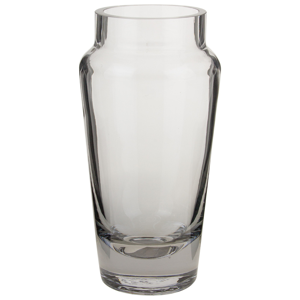 Ваза "Тени" (стекло), D12,5xH25,5 см Серый