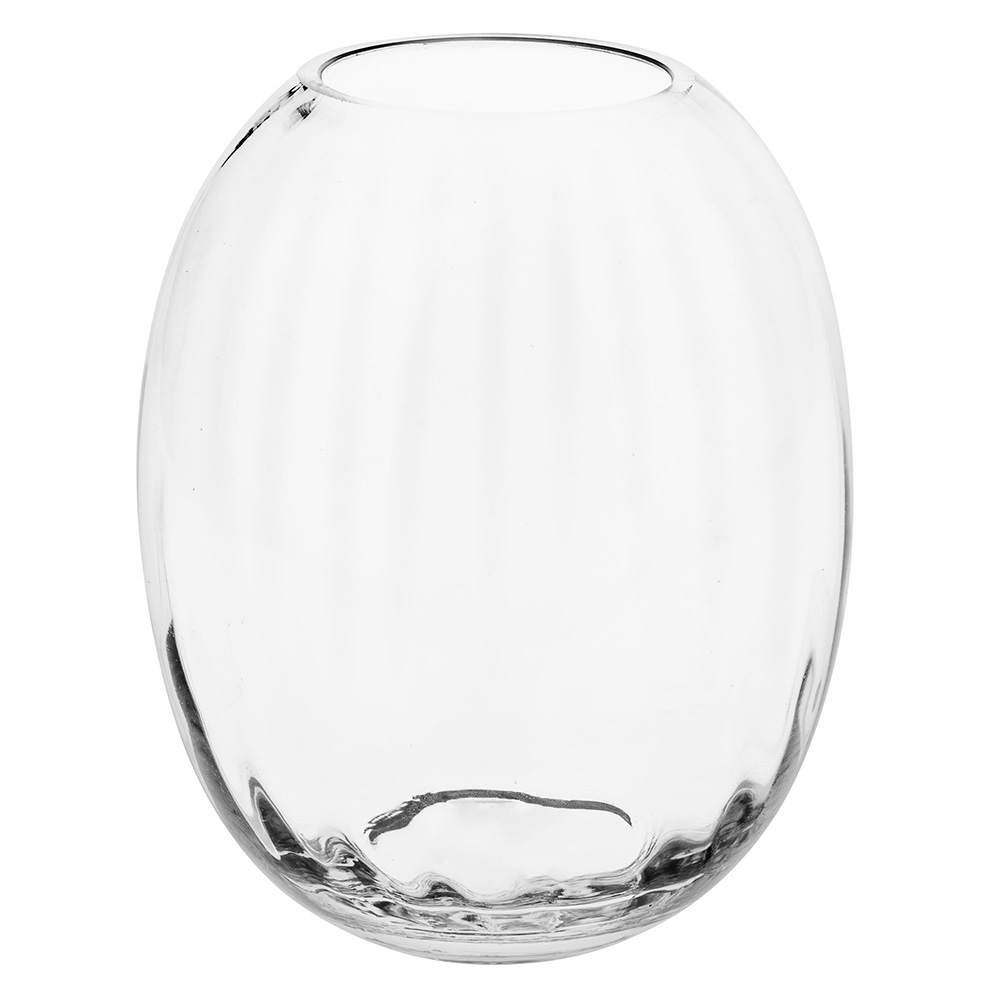 Ваза "Classic border" (стекло), D16xH19 см Прозрачный