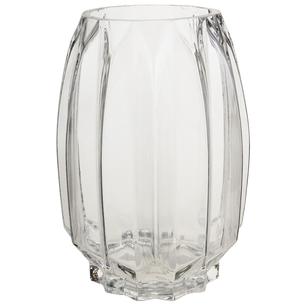 Ваза "Classic border" (стекло), D14xH20 см Прозрачный