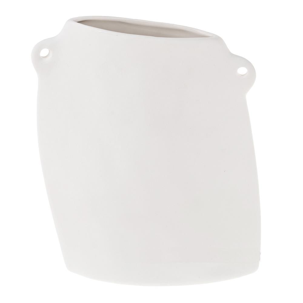 Ваза "Rome" (керамика), D17xH27,5 см Белый