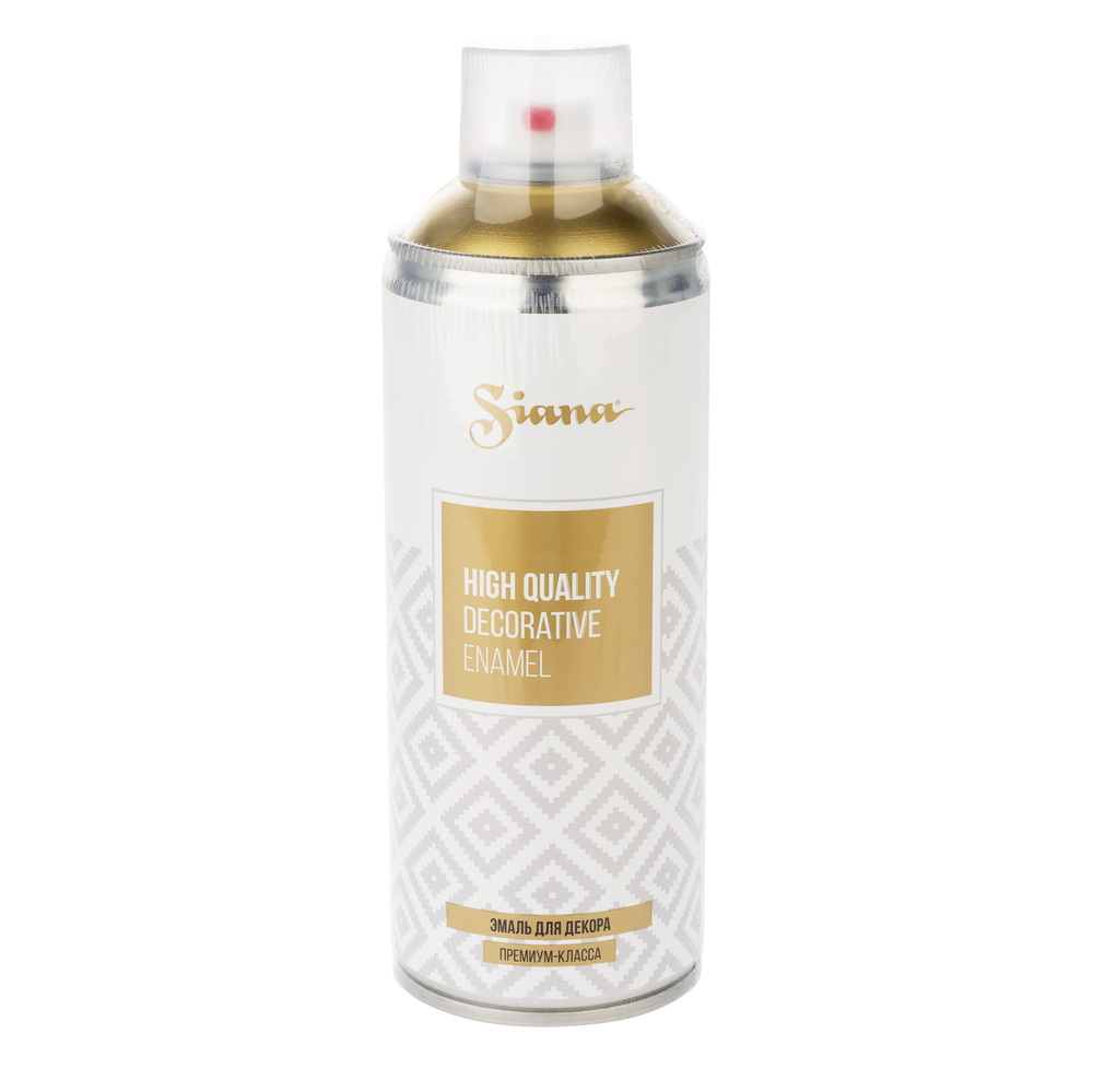 Краска-спрей зеркальная "Siana high quality", 0,52 л Золотой