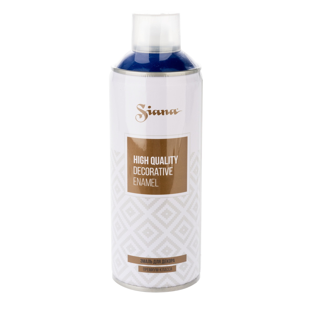 Краска-спрей металлик "Siana high quality", 0,52 л Синий блестящий