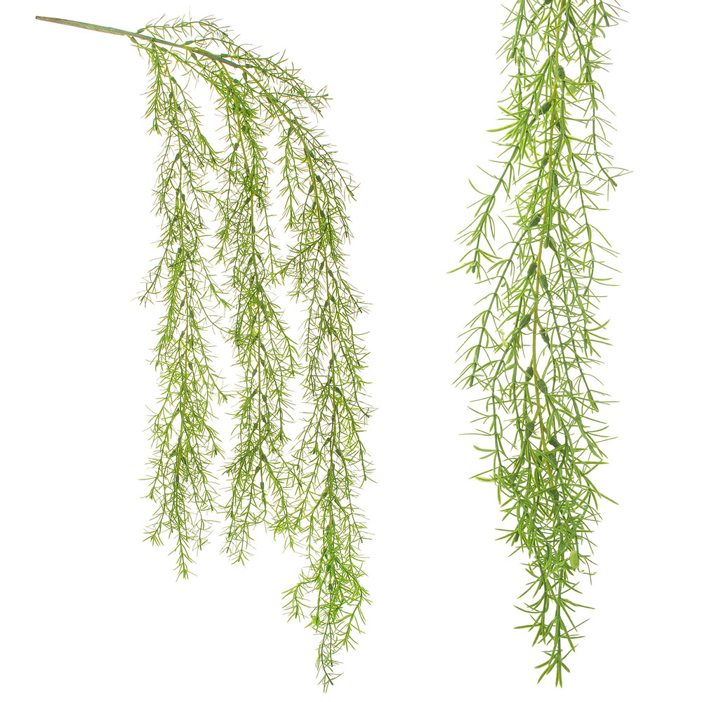 Растение искусственное ампельное "Аспарагус Шпенгера", H95 см Зеленый