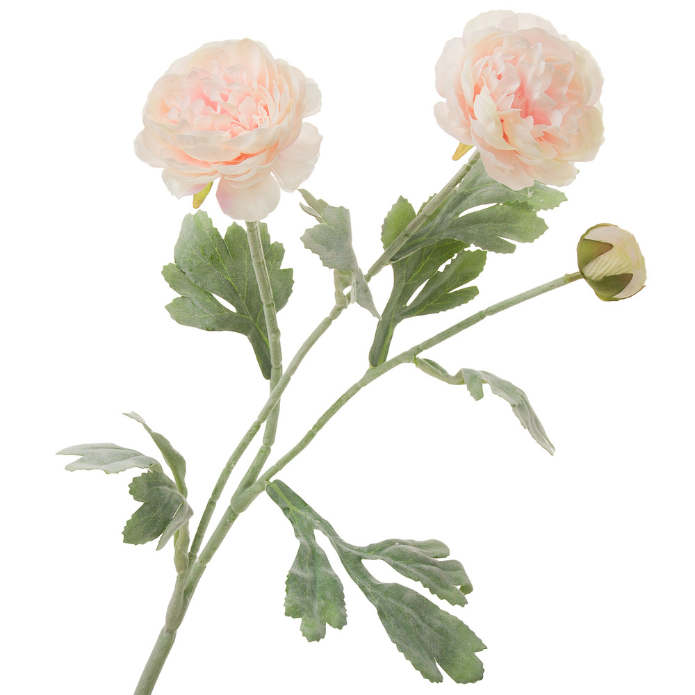 Цветок искусственный "Ранункулюс", H52 см Розовый