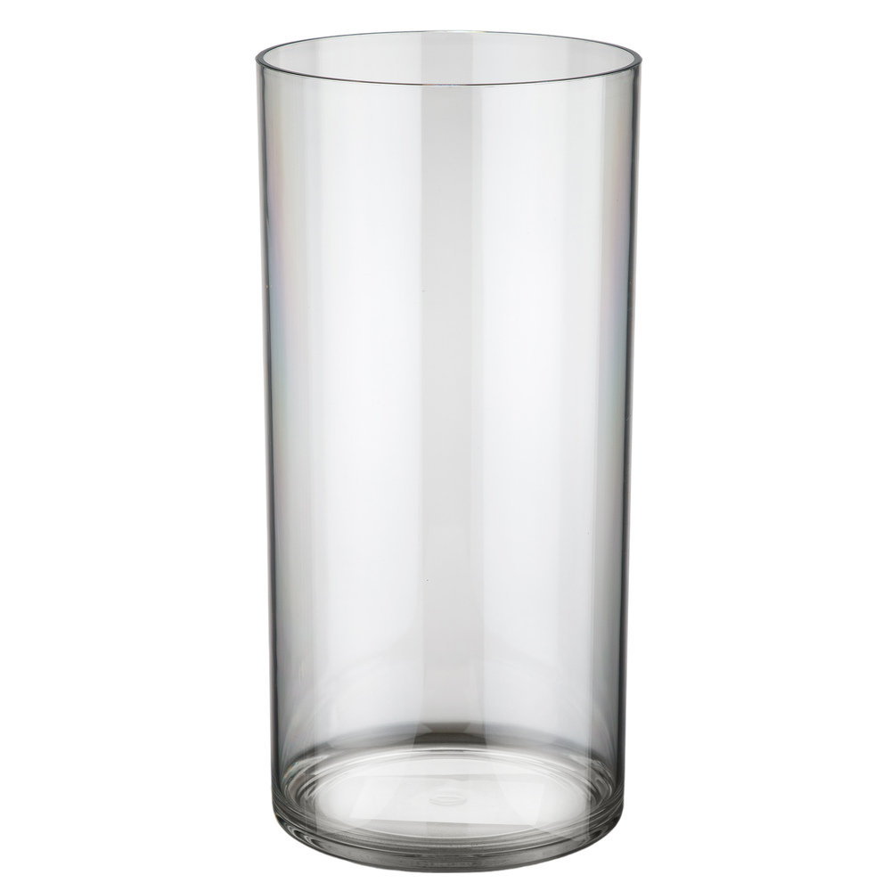 Вазон "Round" (пластик), D12xH25 см Прозрачный