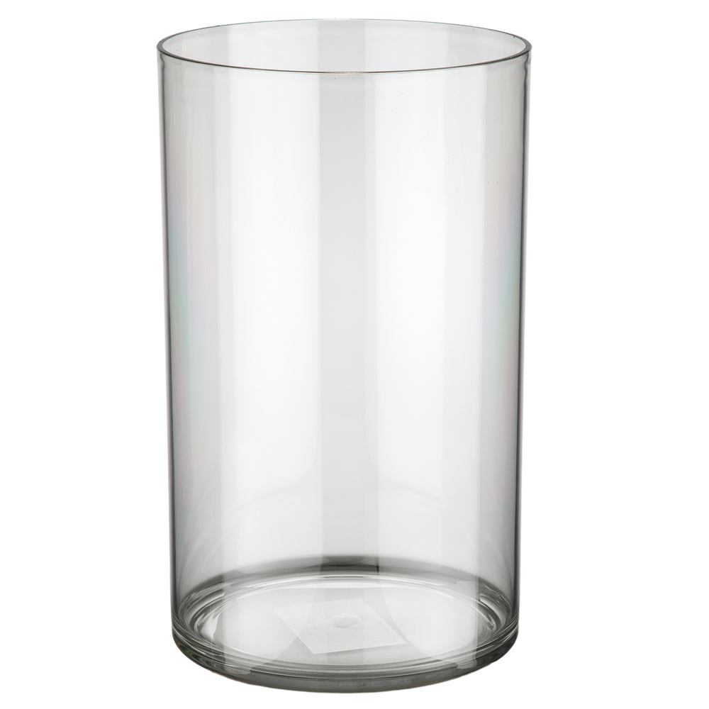Вазон "Round" (пластик), D15xH25 см Прозрачный