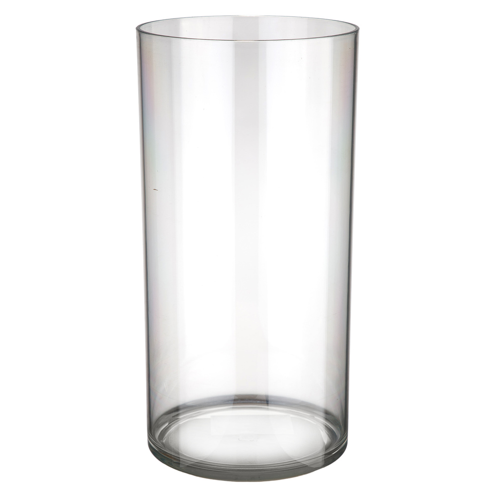 Вазон "Round" (пластик), D15xH30 см Прозрачный
