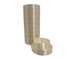 Лента атлас, 20 ммx25 ярд, набор (10 шт) Кремовый