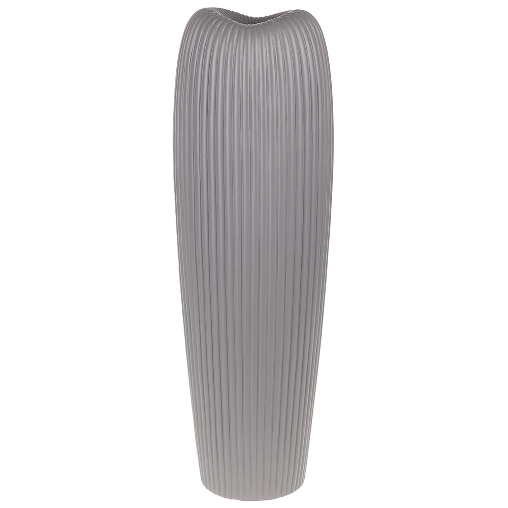Ваза "Bauhaus" (керамика), D13,5х18,5хН58 см Серый