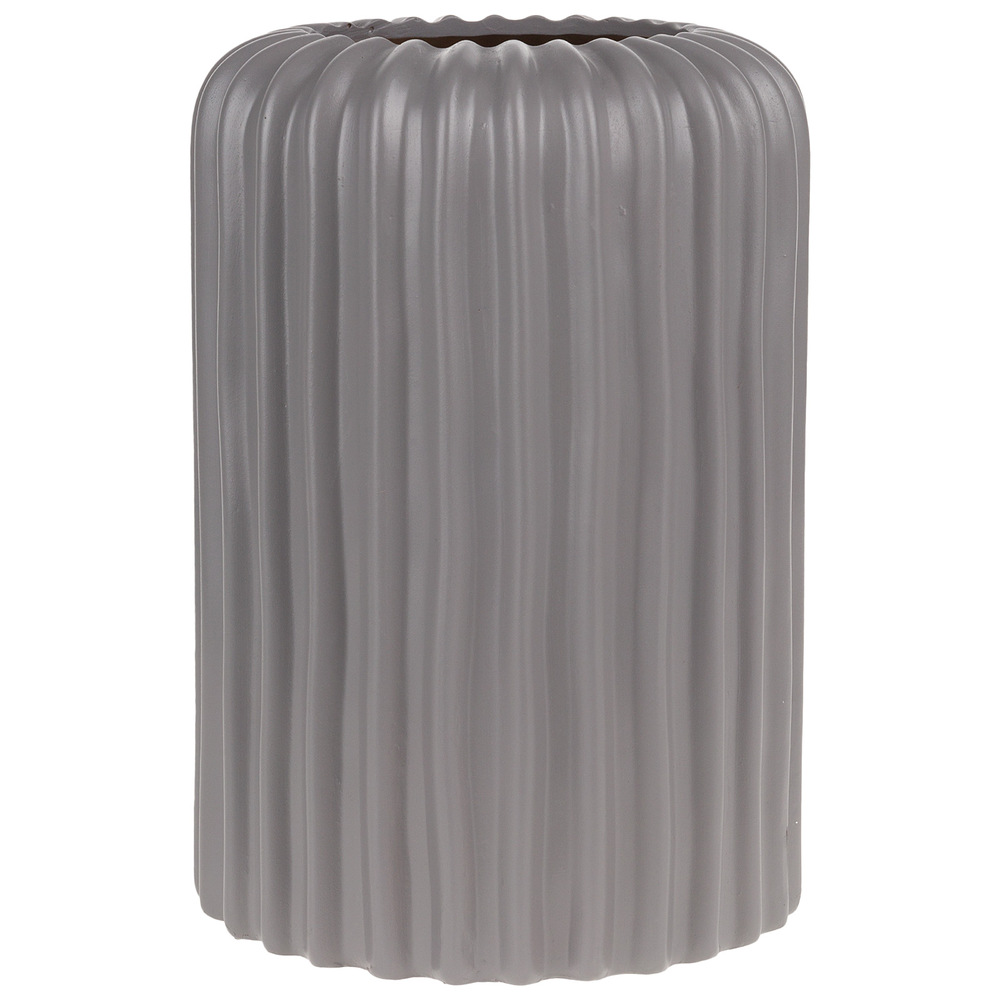 Ваза "Bauhaus" (керамика), D19,5хН28 см Серый
