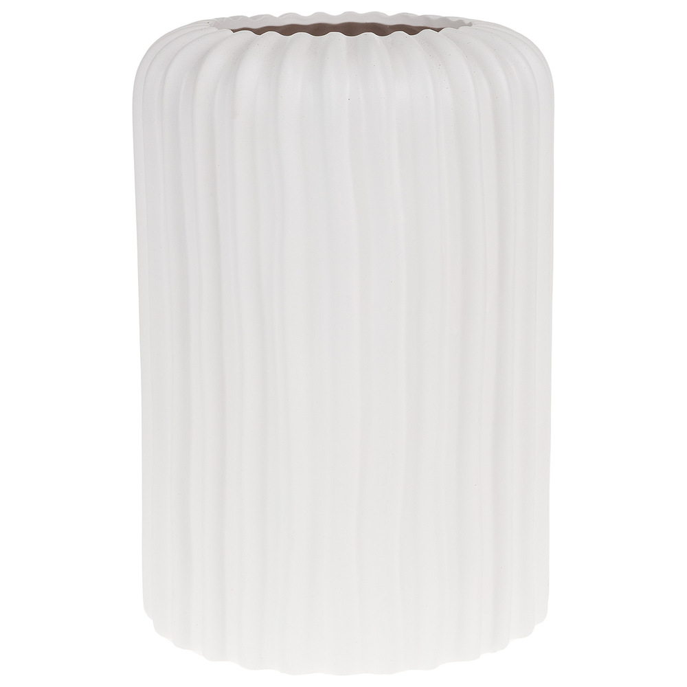 Ваза "Bauhaus" (керамика), D19,5хН28 см Белый