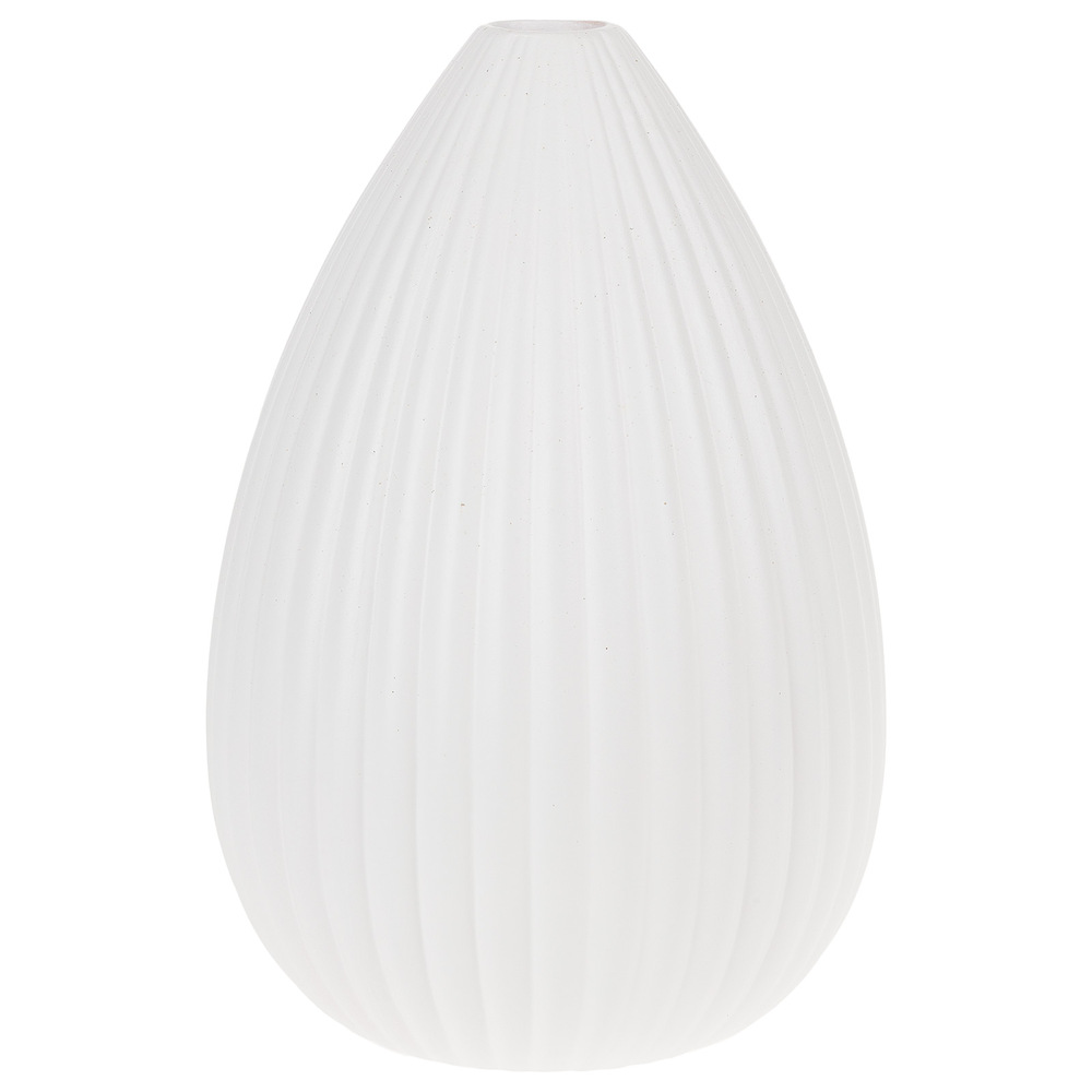 Ваза "Bauhaus" (керамика), D17хН25 см Белый