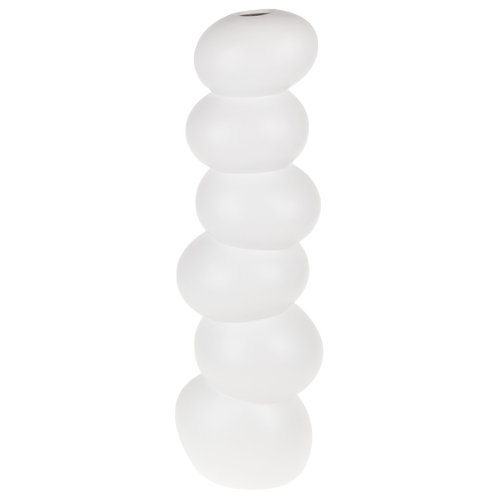 Ваза "Bauhaus" (керамика), D17х20,5хН65 см Белый