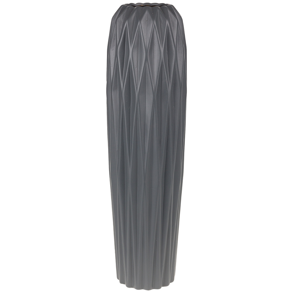 Ваза "Bauhaus" (керамика), D16,5хН58 см Серый