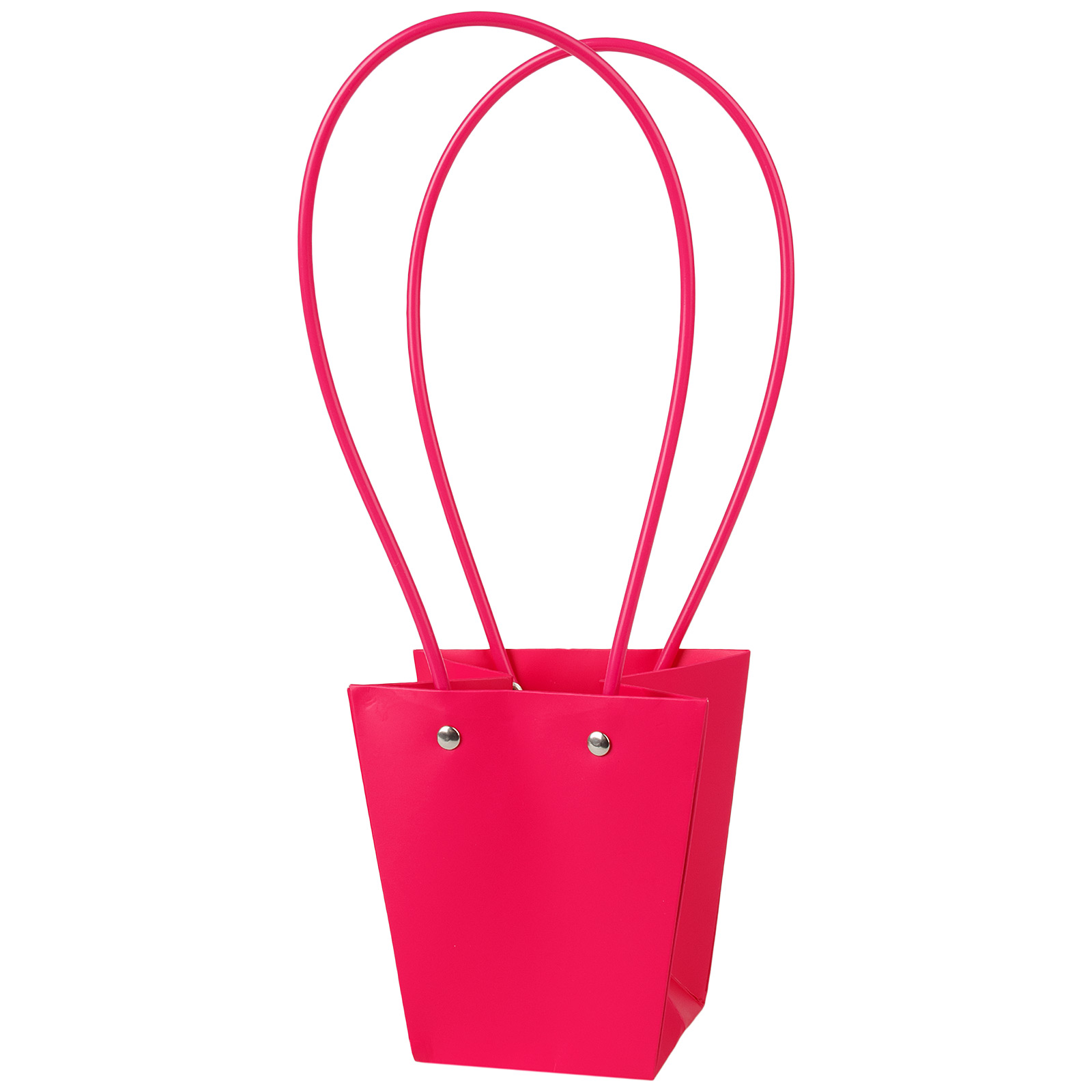 Сумка подарочная (картон), 12x8xH12,5 см, набор (10 шт), с ламинацией Фуксия