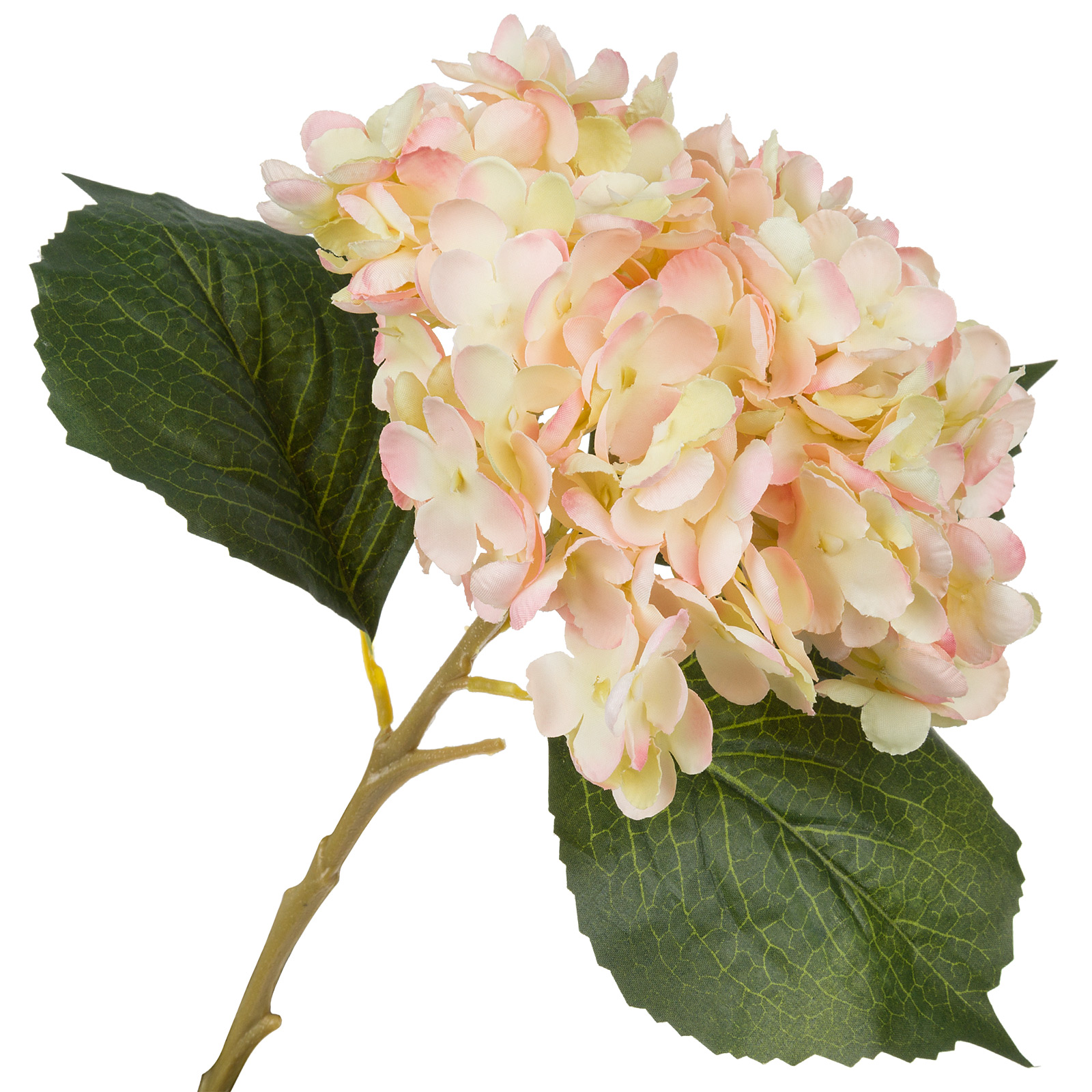 Цветок искусственный "Гортензия", H52 см Персиковый