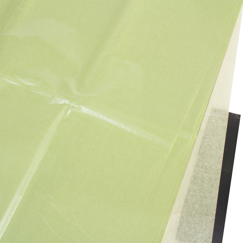 Бумага тишью "Перламутр", 51x66 см, 17 г/м2, набор (10 шт) Светло-зеленый