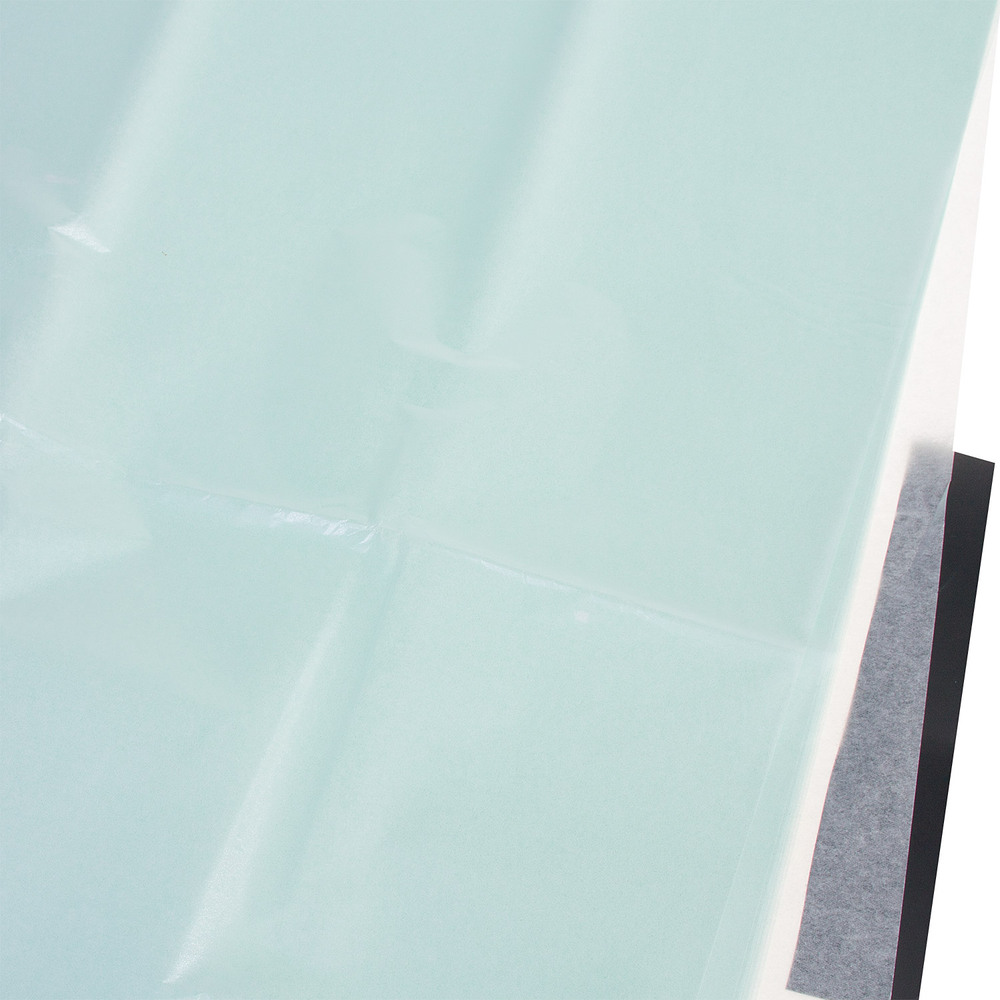 Бумага тишью "Перламутр", 51x66 см, 17 г/м2, набор (10 шт) Голубой