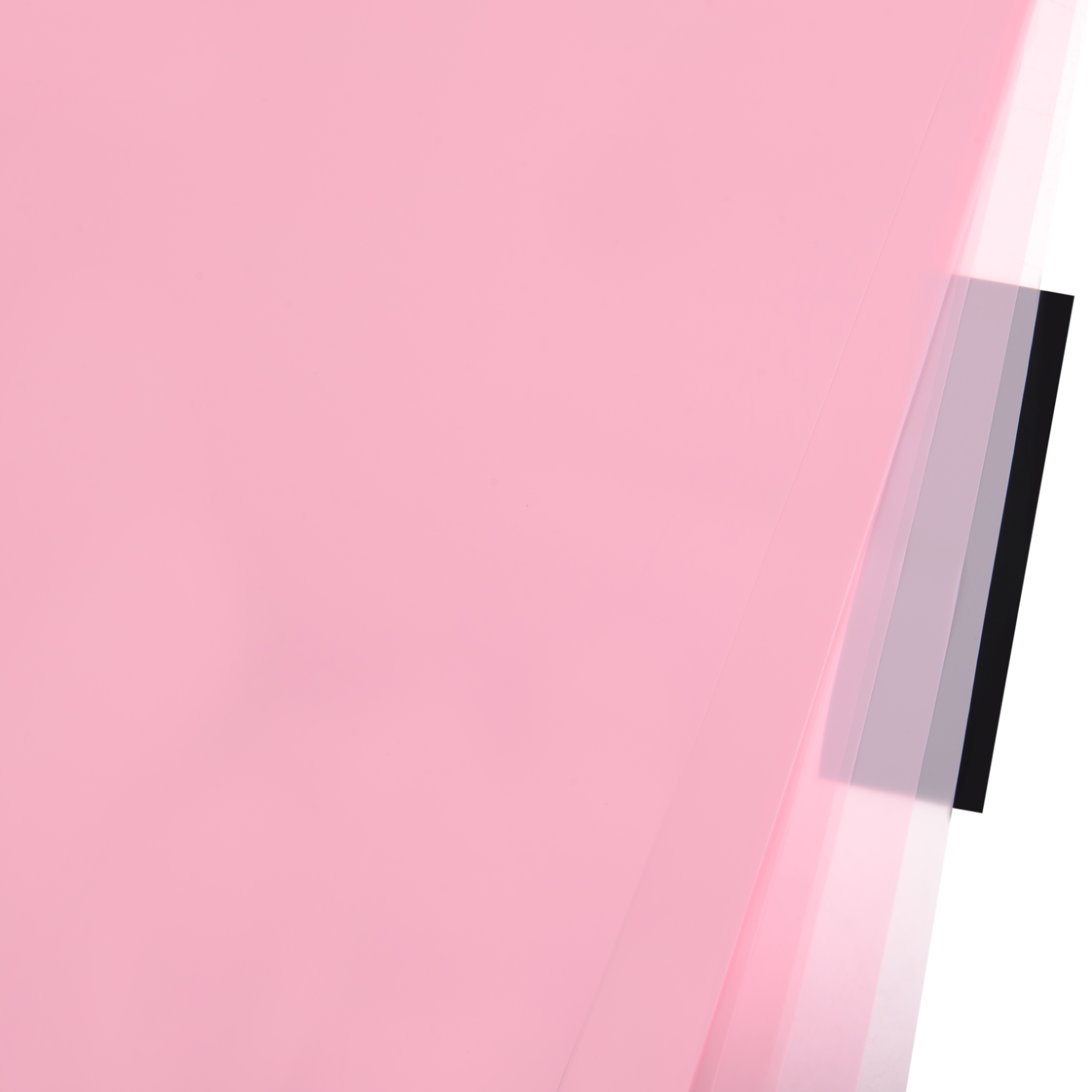 Пленка матовая "Дымка", 56x55 см, 53 mic, набор (20 шт) Светло-розовый