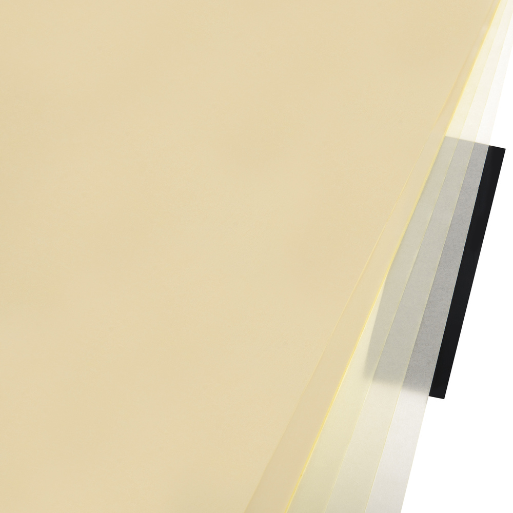 Бумага тишью "Перламутр", 50x70 см, 20 г/м2, набор (20 шт) Кремовый