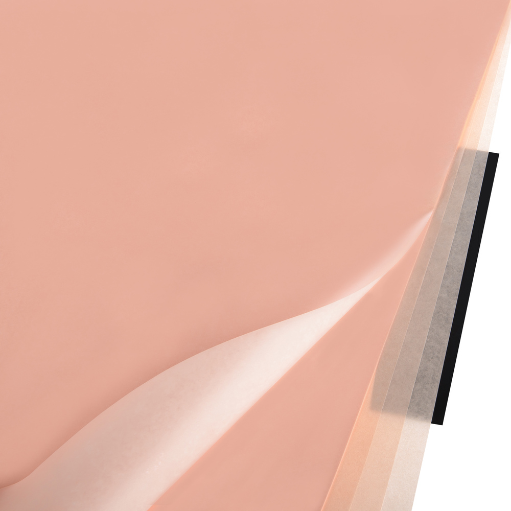 Бумага тишью "Перламутр", 50x70 см, 20 г/м2, набор (20 шт) Розовый