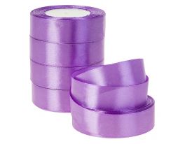 Лента атлас, 25 ммx25 ярд Темно-фиолетовый
