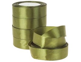 Лента атлас, 25 ммx25 ярд Темно-зеленый