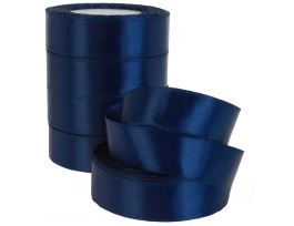 Лента атлас, 25 ммx25 ярд Чернильный