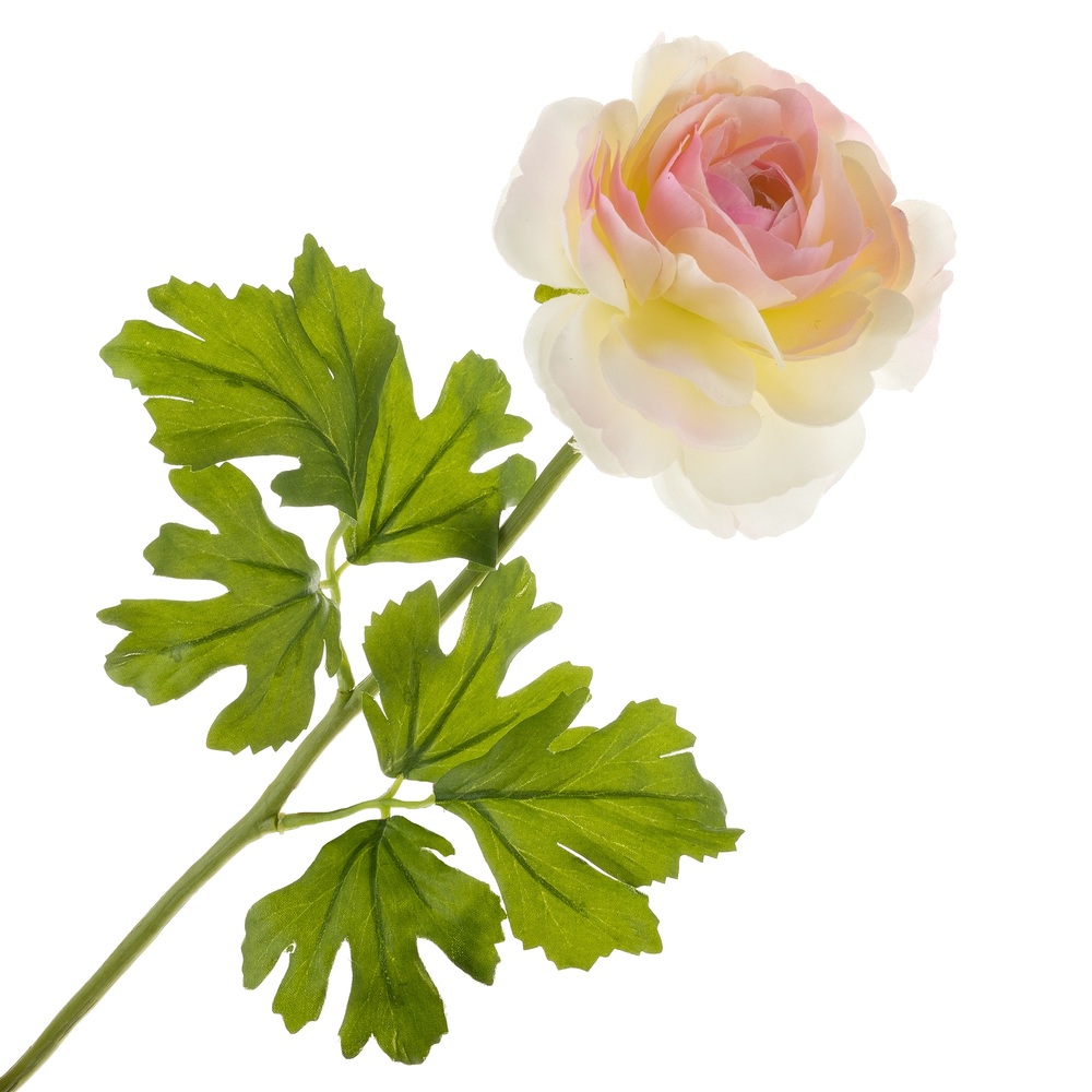 Цветок искусственный "Ранункулюс", H58 см Светло-розовый