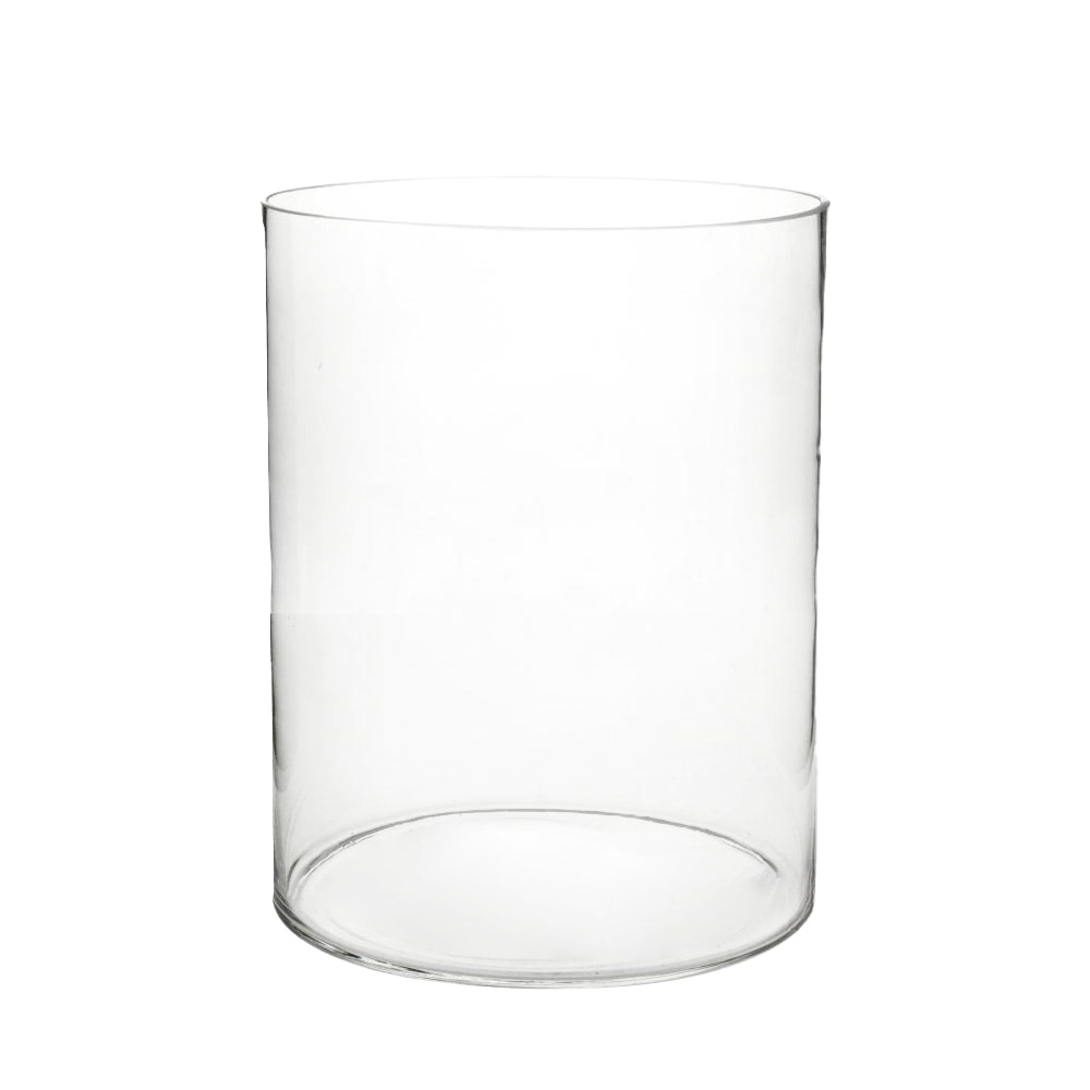 Ваза "Трубка 200" (стекло), D20xH25 см, К Прозрачный