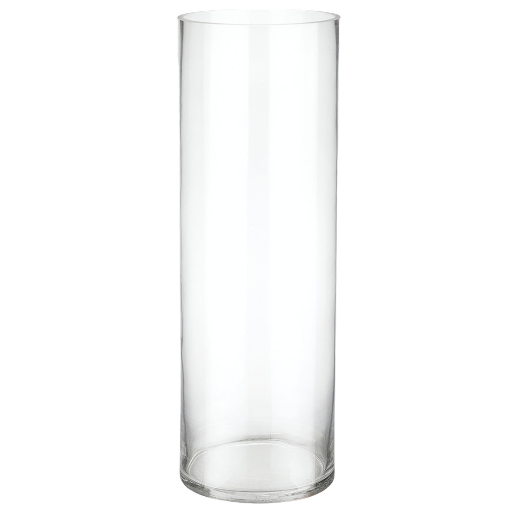 Ваза "Трубка 120" (стекло), D12xH35 см, К Прозрачный