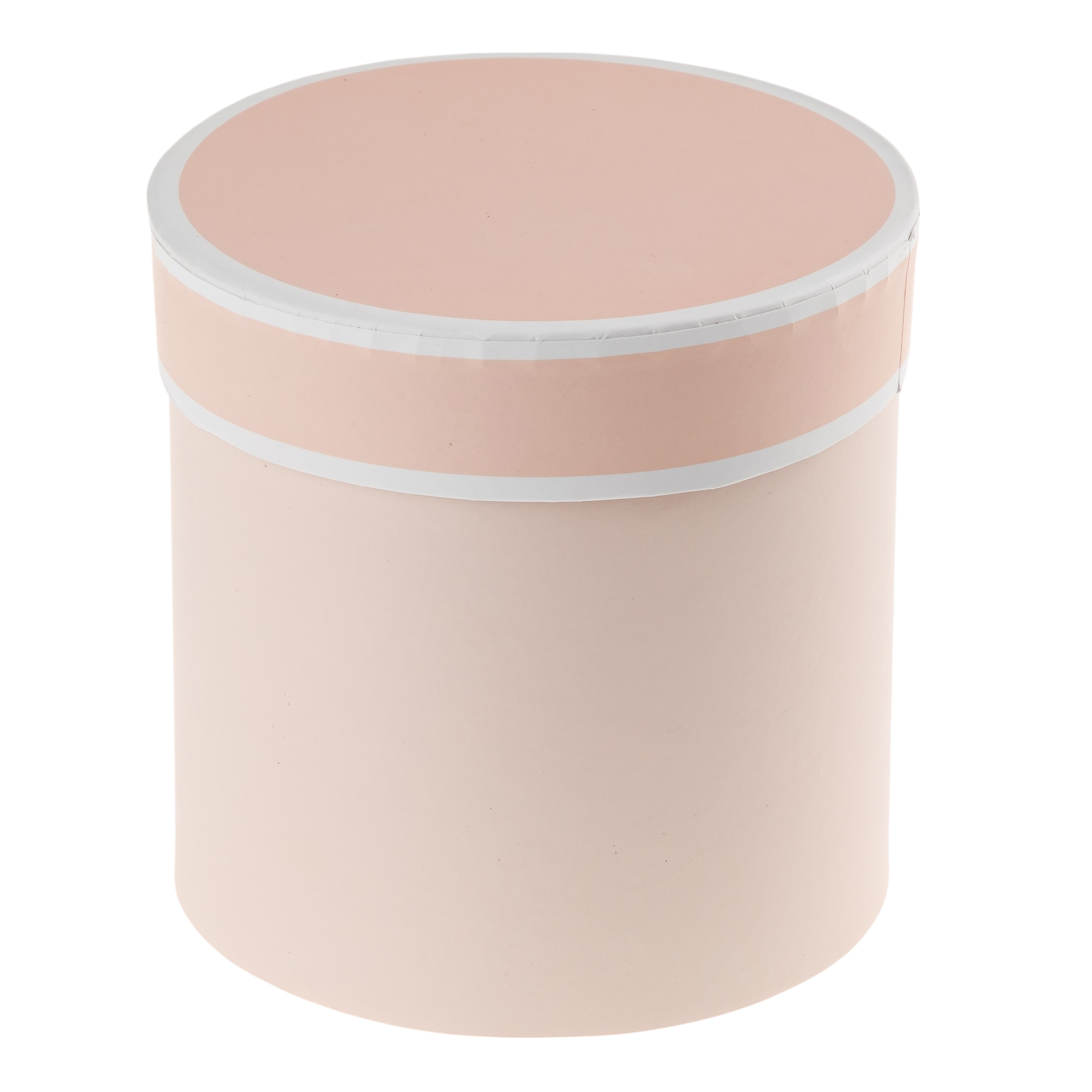 Коробка шляпная, D11xH11 см Светло-розовый